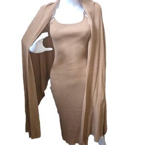 LPA Tan Knit Ensemble